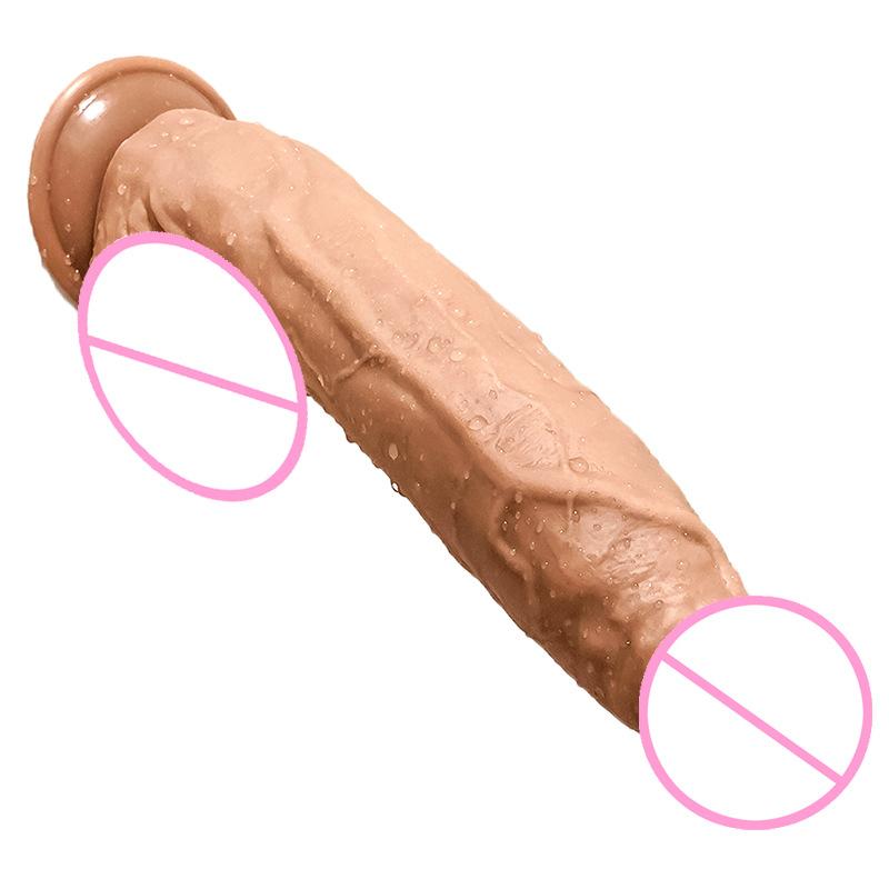 Realistischer Dildo Übergroßer superdicker Simulationsdildo Saugnapf Manueller superlanger Dildo Sexspielzeug für Erwachsene