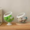 Iron Coffee Pod Holder Large Capacity Multipurpose Espresso Capsule Holder Container Snack Fruit Organizer