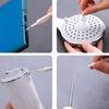 100Pcs Shower Hole Cleaning Brush Non-Slip Handle Fine Needle Anti-Clogging Penetration Brush Portable Bathroom