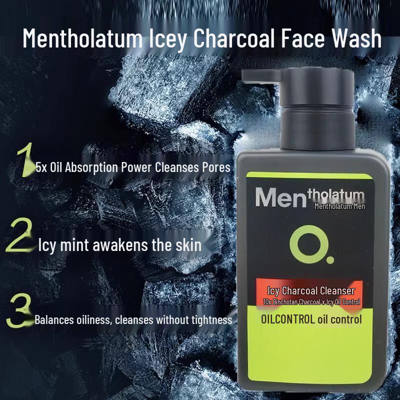 Mentholatum Ice Cool Charcoal Cleanser Set