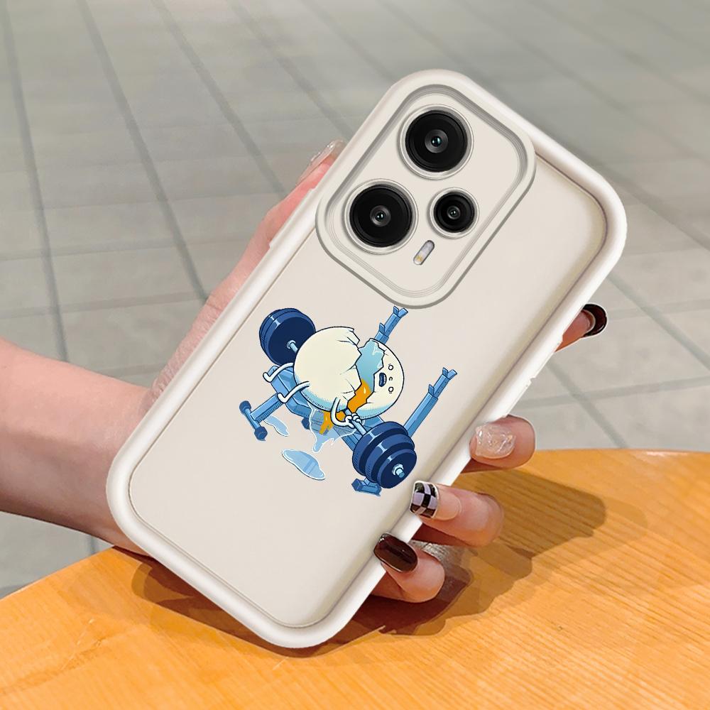 

Мягкий силиконовый квадратный чехол с рисунком лестницы для телефона, полное покрытие, противоударный защитный резиновый чехол для камеры для Xiaomi Redmi Redmi Note 13R 5G белый