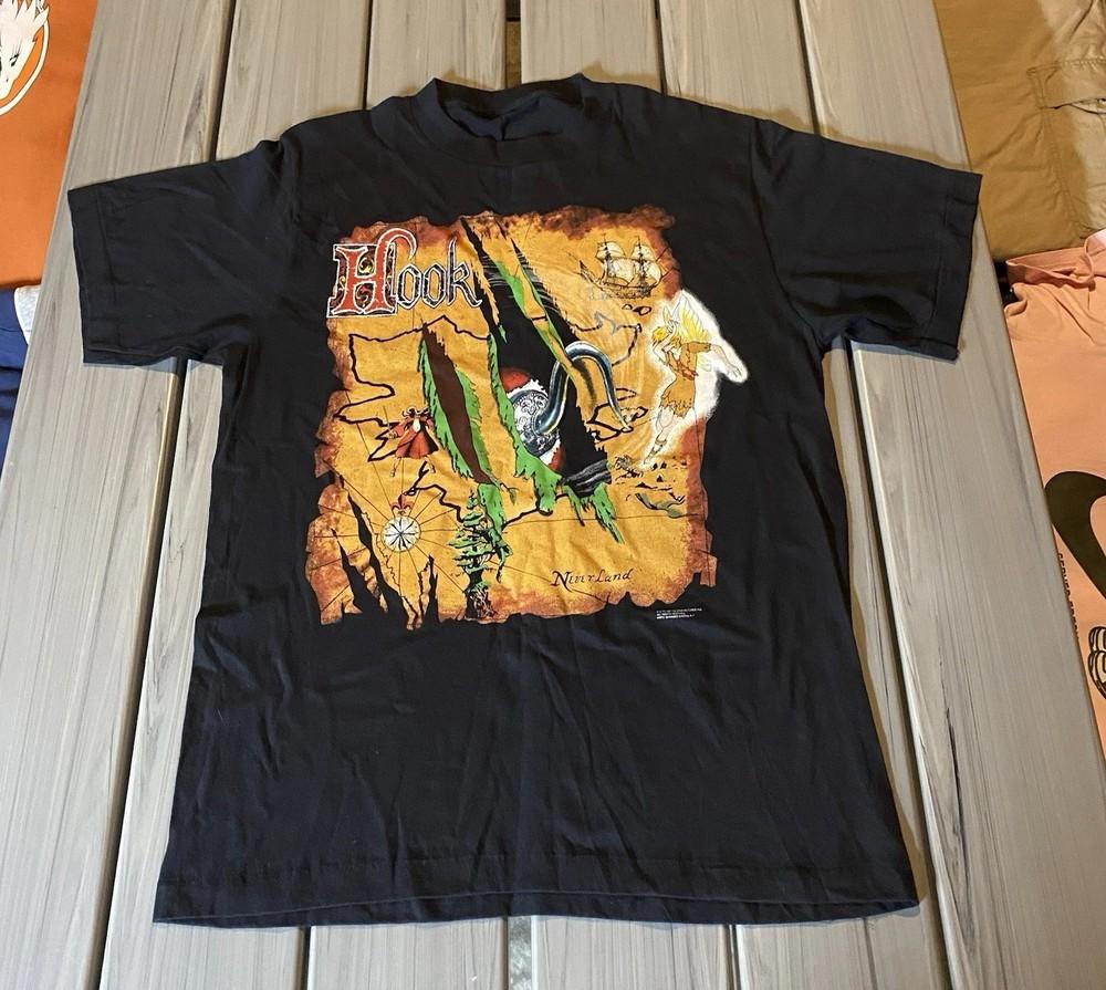 RARE 1991 Hook Movie Promo Shirt Size S-5XL Robin Williams Reprint NEW Unisex T-Shirt S