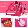 Kindergarten Backpack for Kids, Mini School Bag for Girls, Ergonomic & Ultra Lightweight, 23x25x10cm, Dark Pink
