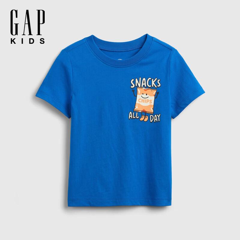 GAP Boy Toddler Creative Print Short Sleeve T-Shirt 90 (1-2Y)
