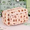 Multi Layer Pen Bag Capybara Stationery Organizer New Stationery Storage Bag  School Office