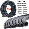 2 Mètres Caoutchouc NBR Résistant à l'Essence, au Diesel et à l'Huile Tuyau de Chambre à Air pour Voiture 6 8 10 13 16 19mm de Diamètre Flexible Haute Pression Tuyau Automobile