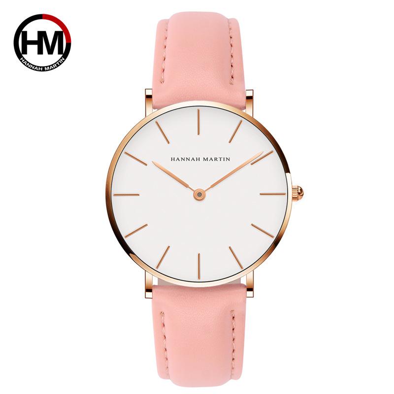 Hannah Martin Damenuhr, wasserdicht, 36 mm, modisch, vielseitig