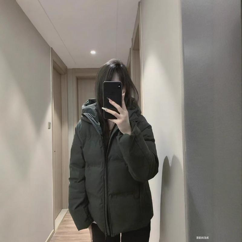 Winter New Bread Clothes Warm and Windproof Hooded Down Cotton Women's Winter Women's Cotton-padded Jacket Jacket