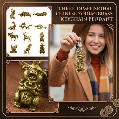 Chinese  Keychains - 12 Unique Animal  For Keys, Bags & Car Decor