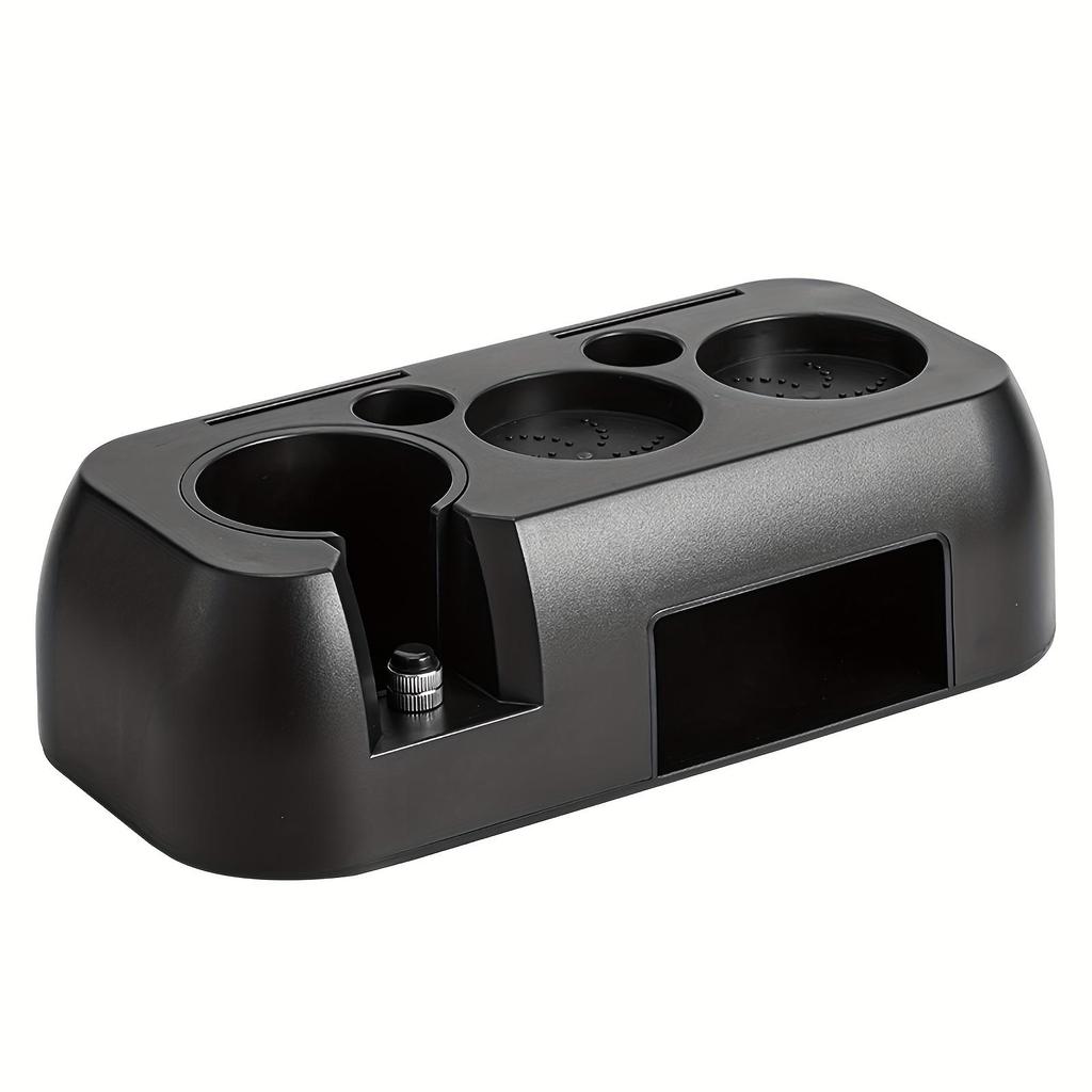 Vhodné pro držák na kávový prášek 51-58 mm, multifunkční podpěrný rám s rukojetí z ABS, základna pro skladování pěchovadla