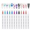 Stifte Set Neue Stifte Zum Malen von Nägeln Marker Kritzelstift Werkzeuge Zum Punktieren Zeichnen Malen Punktierstift DIY Schnelltrocknend 30ml