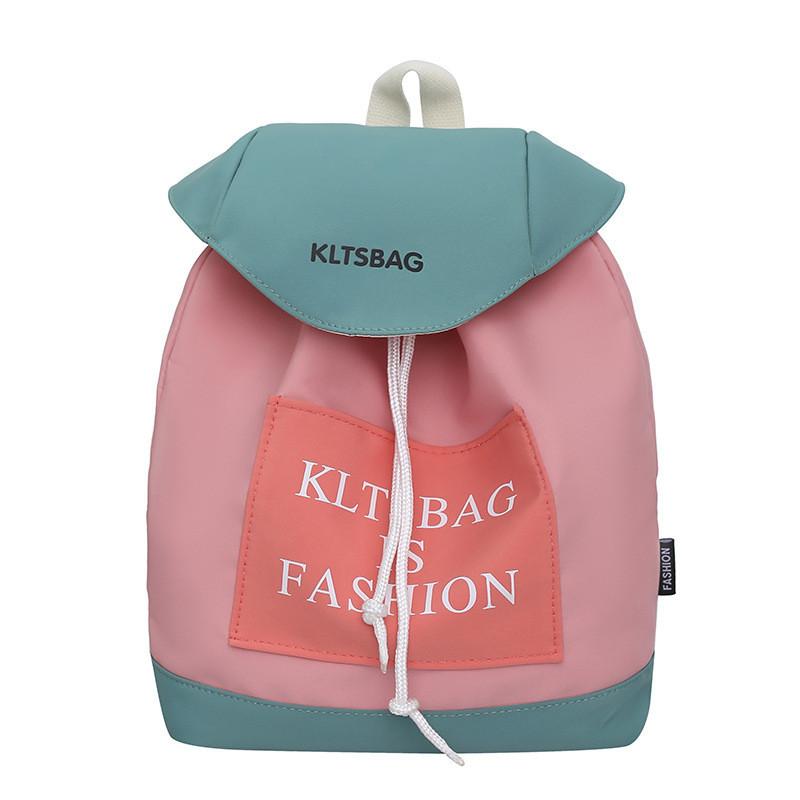 Stylish Kindergarten Backpack For Kids With Trendy Color Block Design And Spacious Capacity розовый