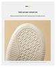 Women's Slip-On Breathable Flyknit Mesh Half Slippers - Comfortable, Casual, Fashionable, Versatile, Plus Size with Hollow Design.