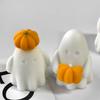 Ghostly Pumpkin Silicone Candle Mold For Making Candle Soap Chocolate Halloween Home Decoration Epoxy Resin Project