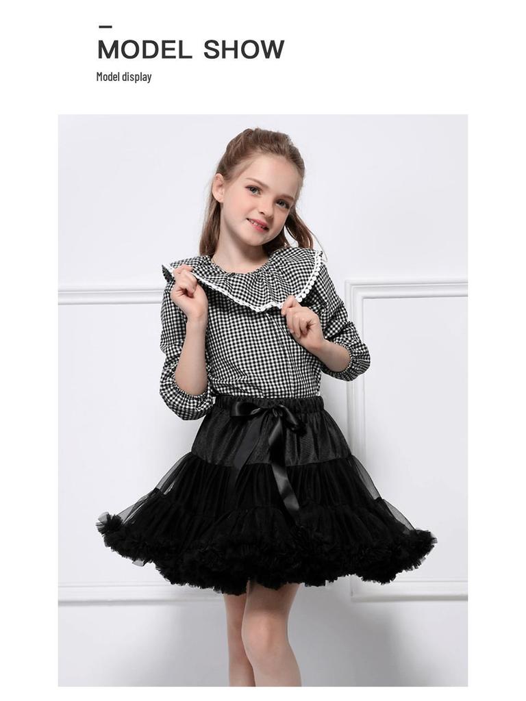 Children's Princess Mesh Tutu Dress - Soft, Puffy, Breathable Skirt for Girls