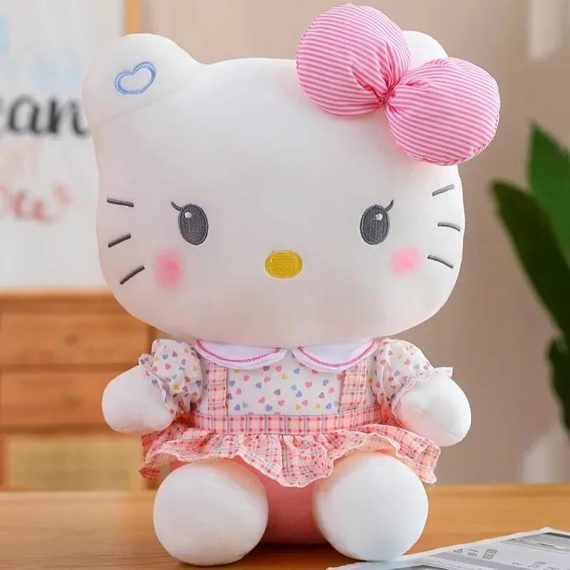 25cm Kawaii Sanrio Plush Toy Jade Dog Kuromi Dressing Doll Stuffed Animal Patung Dolls Birthday Gift Cuddly Fluffy Huggable Comfort Adorable Soft
