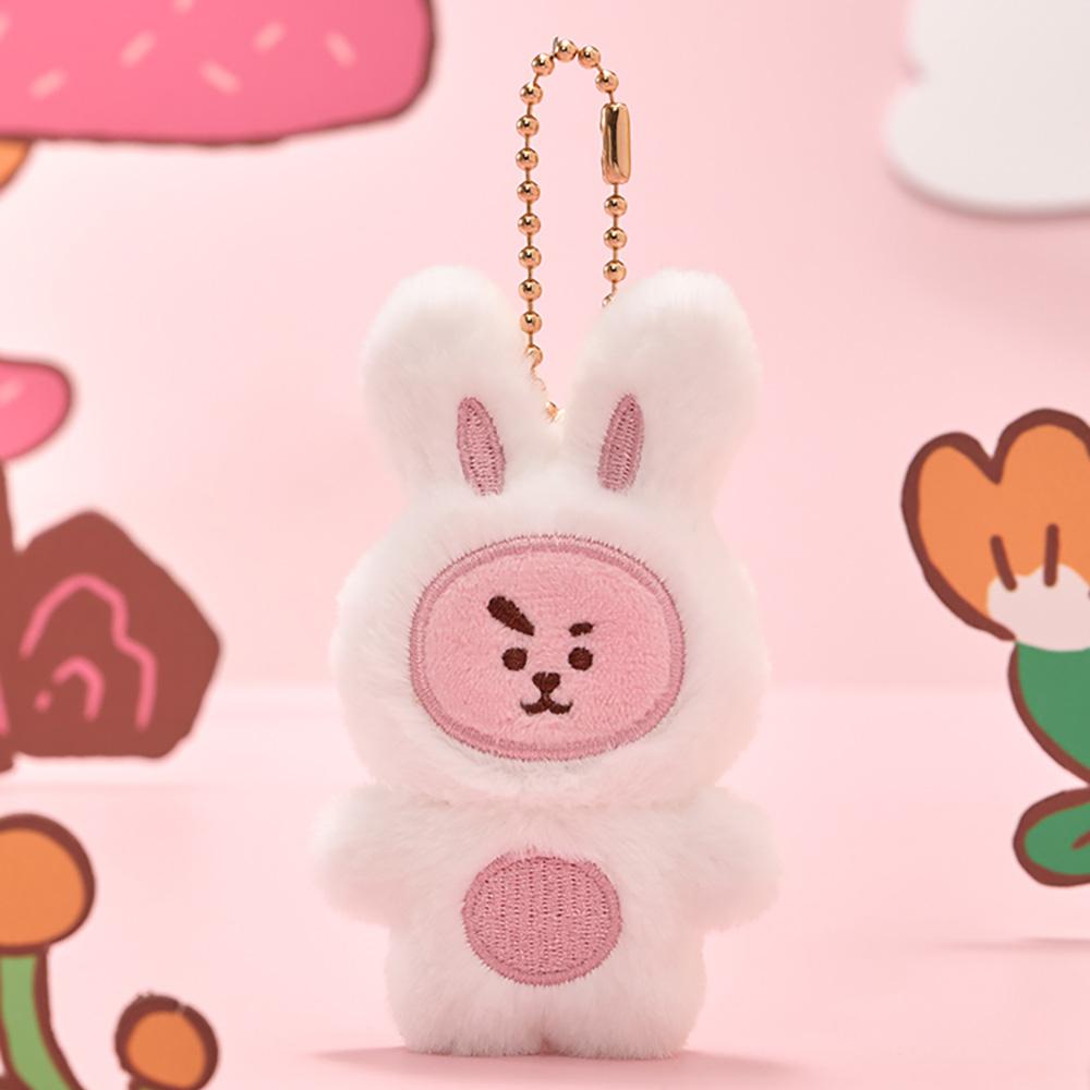 BT21 COOKY K-Rabbit Flat Plush Keychain Charm