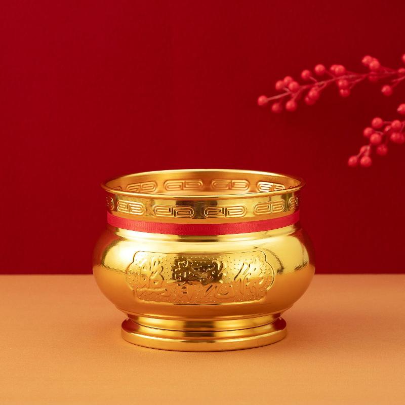 Iron Alloy Incense Burner Gold-Plated Chinese Incense Holder Filling Furnace Incense Gold Sand Particle For Bad Spirit Pangsabit