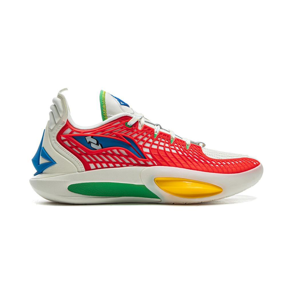 Li Ning JB3 Low Top Basketball Shoes Men's White Blue Red ABAU107-27