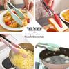 Zhaoran 12-inch Heat-Resistant Silicone Food Tongs