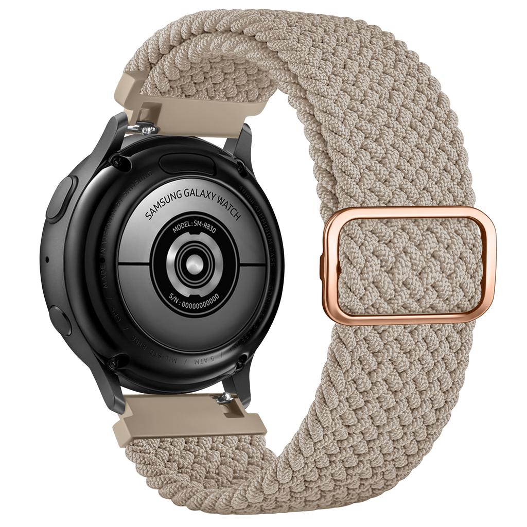 Elastic Braided Strap For Samsung Galaxy Watch 7 6 5 4 40mm 44mm/5 Pro 45mm Band For Galaxy Watch 6 4 Classic /Active 2 Bracelet