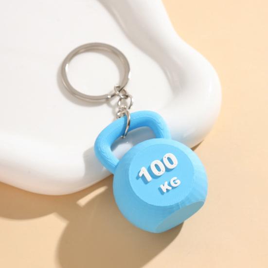 Keychain Pendant Sports Style Imitation Mini Kettlebell Keyring Fitness Enthusiasts Key Holder Backpack Accessories