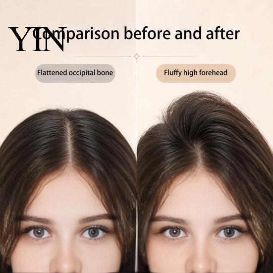 Anti-slip Hair Volumizer Heated Volume Clip for Fine Flat Hair, Electric Root Lifter Comb Heat Styling with 2 Settings, Volumizing Puffy Natural Lift