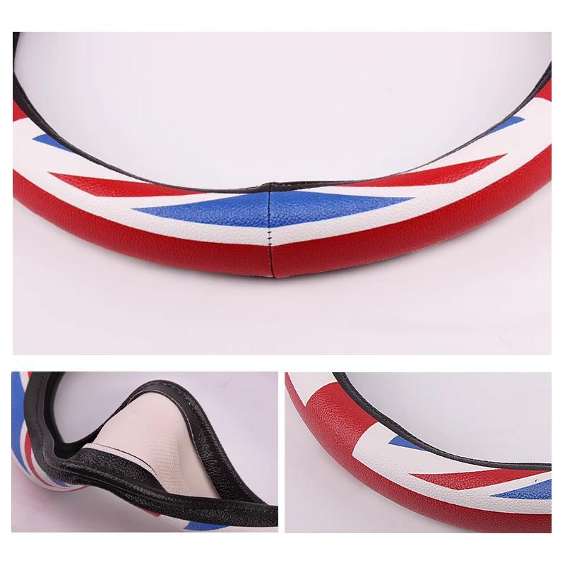 Car Leathers Steering Wheel Cover For MINI ONE Cooper S R55 R56 R60 R61 F54 F55 F56 F57 F60 Countryman Car Interior Accessories zbfhp66