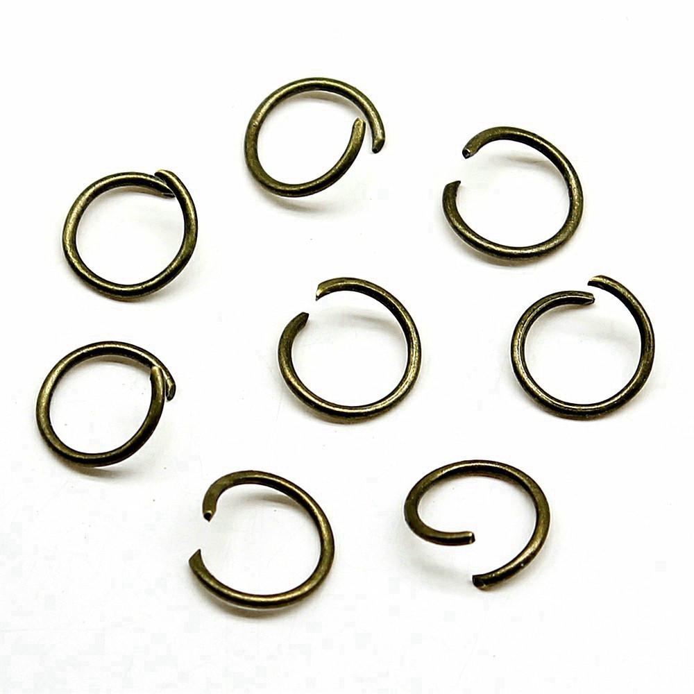 5 Colors 6 Sizes Jump Rings Open Connectors For Jewelry Making Components