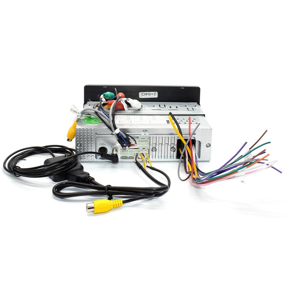 Reakosound 1 Din 6,9-calowy Android Radio samochodowe Autoradio 2 + 64 GB HD 1080P Samochodowy odtwarzacz MP5 z Bluetooth WIFI GPS Radio FM Lusterko wsteczne Link