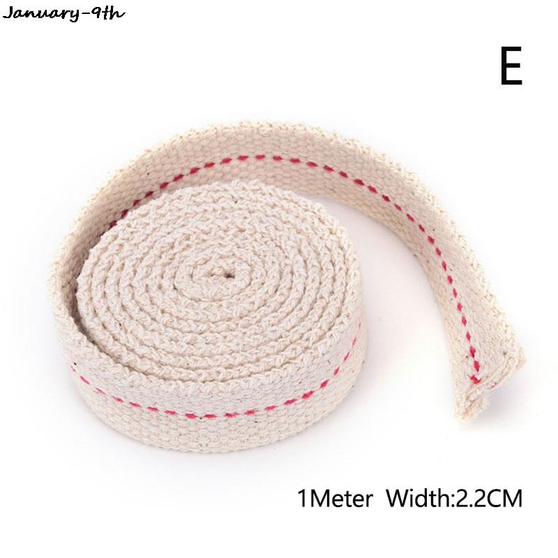 1Meter Kerosene Lamp Wick Braided Cotton Flat Oil For