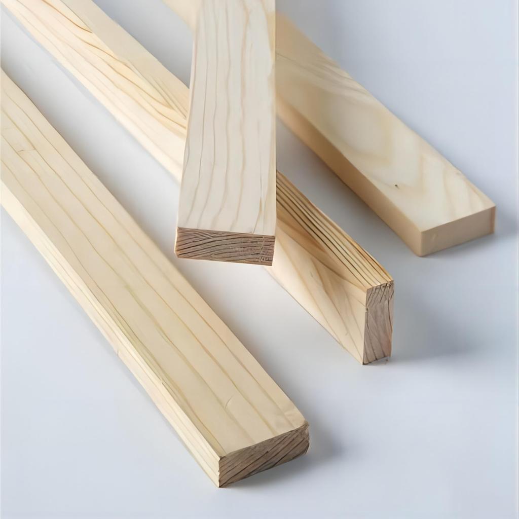 Pottery Thickness Guides Kit - 10pc Wooden Slabs Set for Polymer Clay, Ceramics & Baking - Multi-Size Rolling Pin Spacers