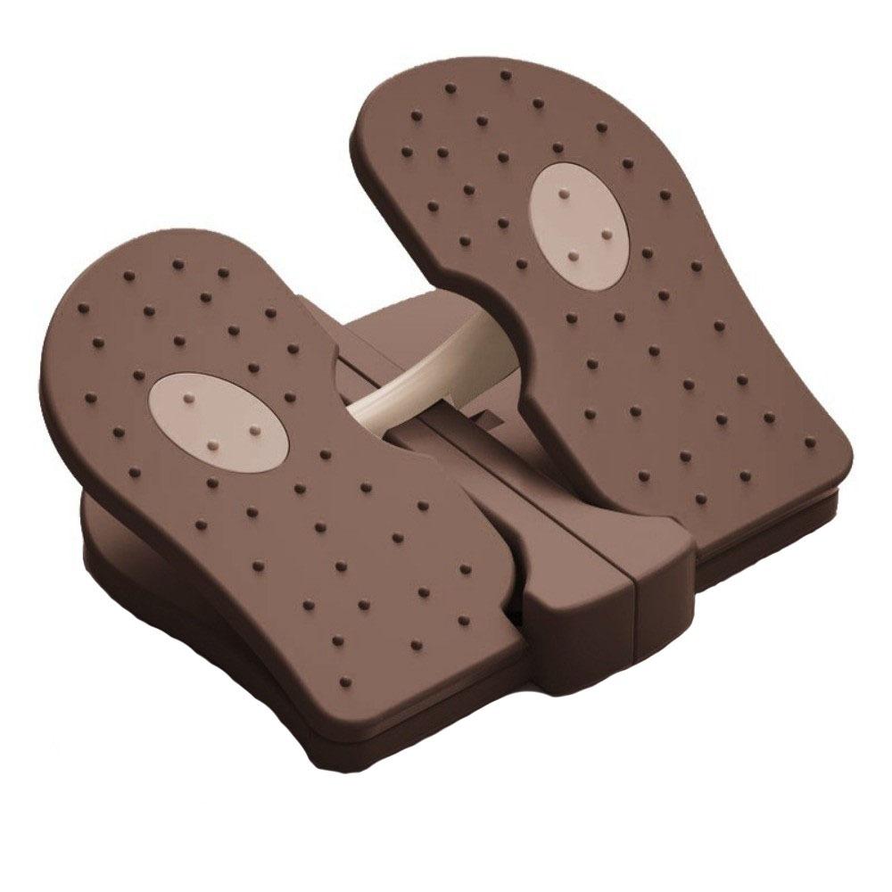 Portable Foot Stepper Machine Non-Slip Calf Stretching Board Mini Stepper Trainer Under Desk кофейный
