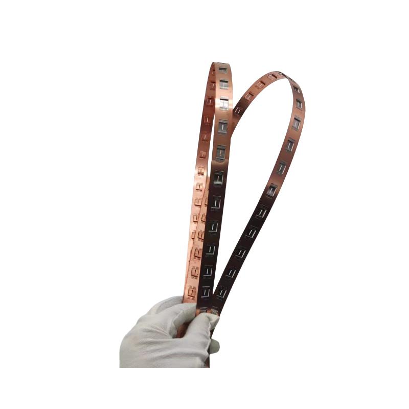 Copper Busbar 21700 1P2P Copper Strip 18650 Cells Straight Sort Dislocation Sort Power Battery Connection Busbar 0.3MM 2PCS