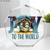 2D Flat, Nativity Scene Acrylic Desktop Decoration Plaque, Mary, Jesus & Stable Birth, Suitable for Wall Decoration, Porch, Room, Villa, Accents Home,
