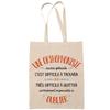 Tote Bag An Also Brilliant Speech Therapist Reusable Fairtrade Cotton Shopping, Work or Travel Bag – Gift