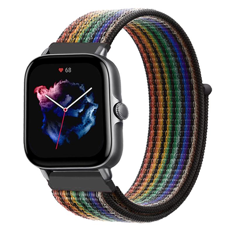20mm 22mm Watch Band For Amazfit GTS/2/2e/4/3/mini GTR 4/2/3/Pro 47mm stratos 3 Nylon Bracelet pulseira correa Amazfit bip strap