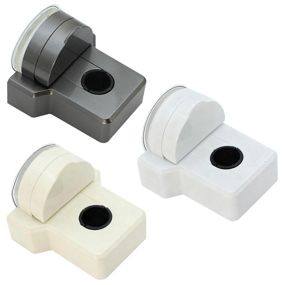 Useful Plastic Shower Rod Holder Suction Cup Adjustable Lift Rod Fixed Base Bath Pipe Bracket Bathroom Accessories