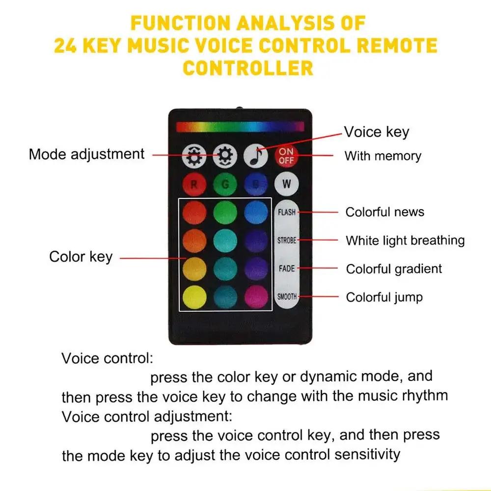 RGBW 1/2/4/6 Split Machine Car Roof Star Light APP Control Fiber Optic Star Ceiling Light Starry Sky Ceiling for Car Home