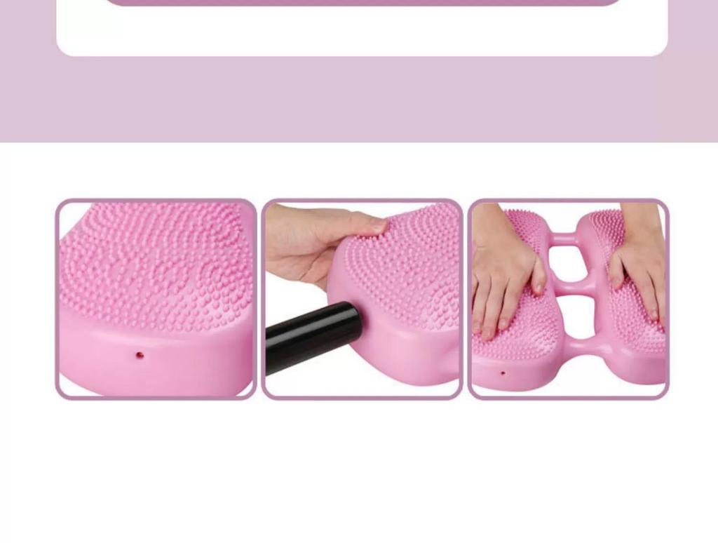 Inflatable Foot Stepper for Women's Yoga with Massage Function, Silent Home Exerciser