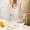 Light Luxury Crystal Glass Fruit Plate