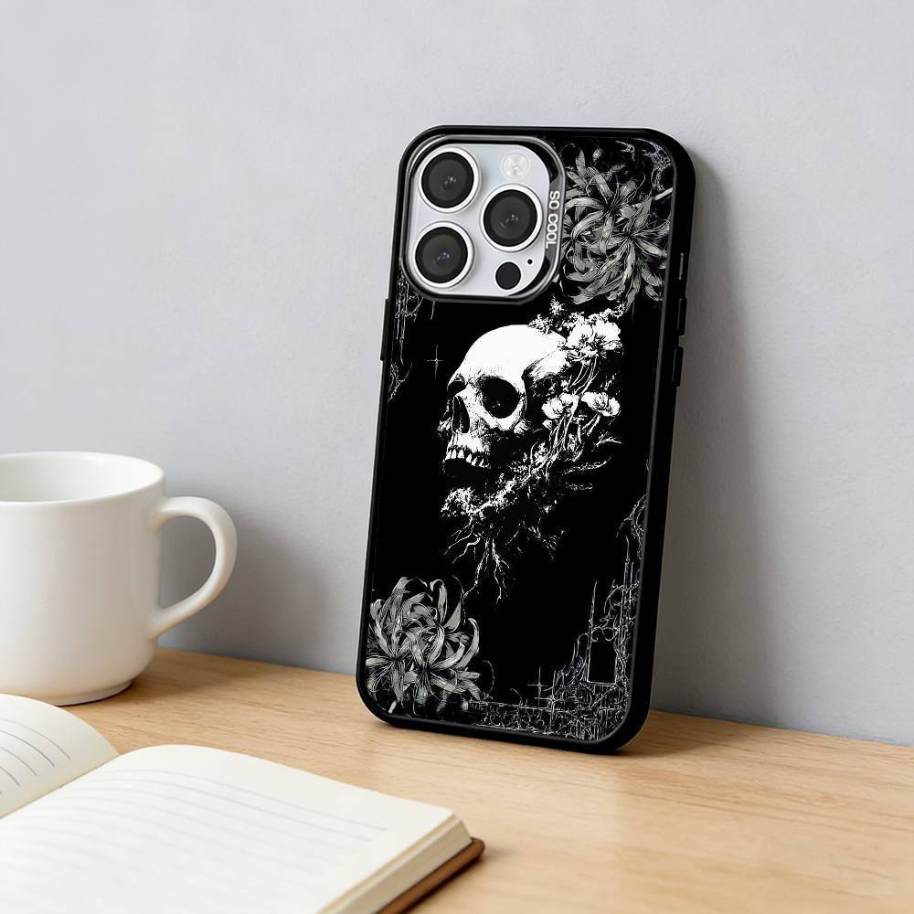 

Чехол в готическом стиле Чехол для телефона для iPhone 17,16,15,14,13,12,11 Plus,Pro Max,XS,Разноцветный Серебристый Черный Чехол iPhone14ProMax