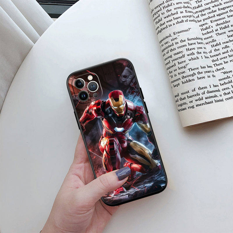 II9 Iron Man Phone Case for iPhone 6 6s 7 8 11 12 13 14 15 XS Pro Max XR X SE Samsung S20 S21 S22 S23 S24 FE Ultra Plus Lite S21S A55