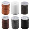 Leather Craft Sewing Waxed Polyester Thread Colorfast Braided Cord for Making Bracelets and DIY Jewelry