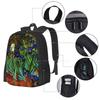 " Irises " By Vincent Van Gogh-Vincent Van Gogh Inspired Bag Backpack For Men Women Girls Teenage Irises By Vincent Van Gogh