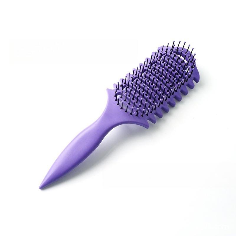 Bouncing Comb, Hollow Massage Comb, Cross-border Comb, Hair Dryer, Two-in-one, for Straightening and Fluffy Curling Hair