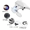 Tumao Head Magnifying Glasses with Fits Over Elastic 5 Interchangeable Adjustable for and More Magnifier, LED, Eyeglasses, Band, Lenses, Reading,