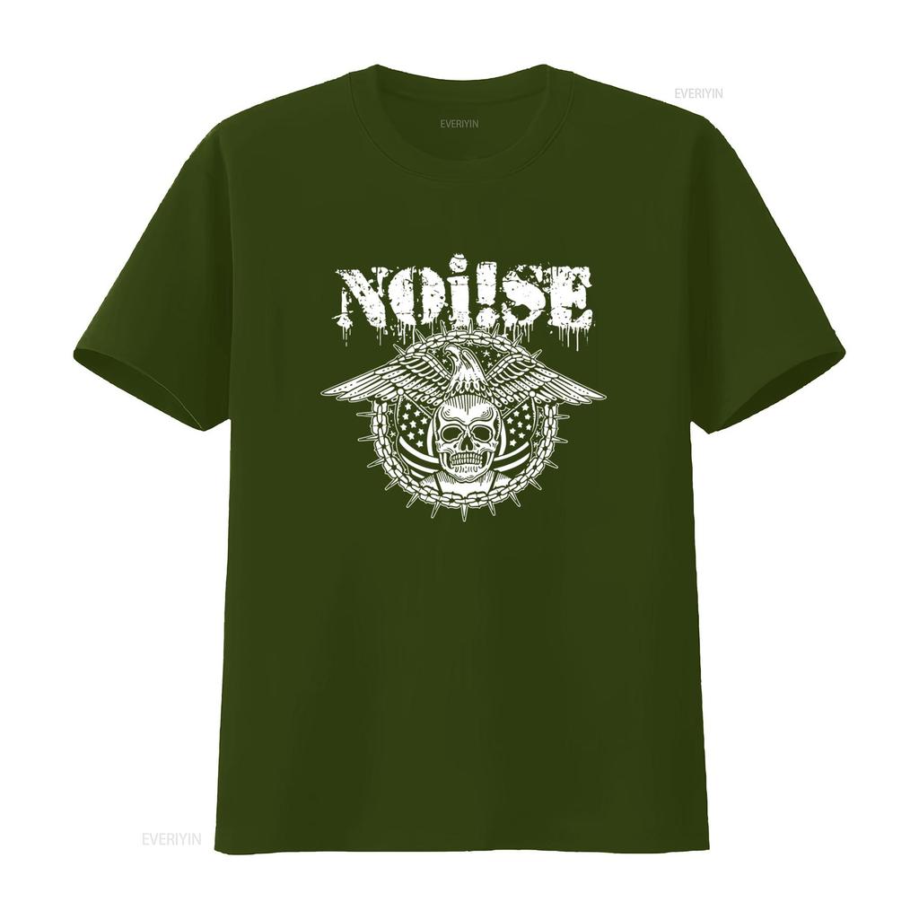 Noise Eagle Skull T Shirt Next Level Apparel XL Skinhead Oi Punk Skins Style Bold Design for Edgy Fashion vintage Washed