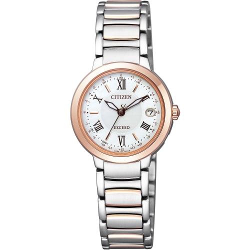 

Citizen Exceed Eco-Drive Radio-Controlled Watch, Titania Line, Happy Flight Series, ES9324-51W, Multicolor