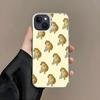 Funny Dog Banana Cat  Phone Case For iPhone 16 15 14 13 12 11 Pro Max White Matte Laser Metallic Aurora Funda